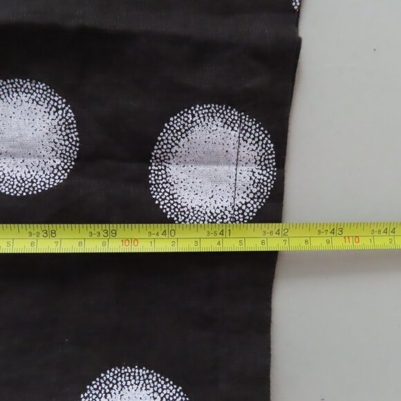 Gudrun Sjoden linen dress big dot circle print XXL - Picture 9 of 13